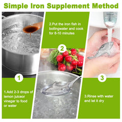 Watstion Iron Fish boiled with lemon enhances iron release