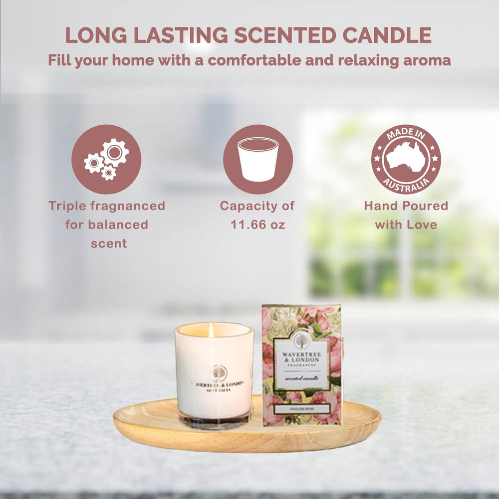 Wavertree & London soy wax candle providing long-lasting fragrance