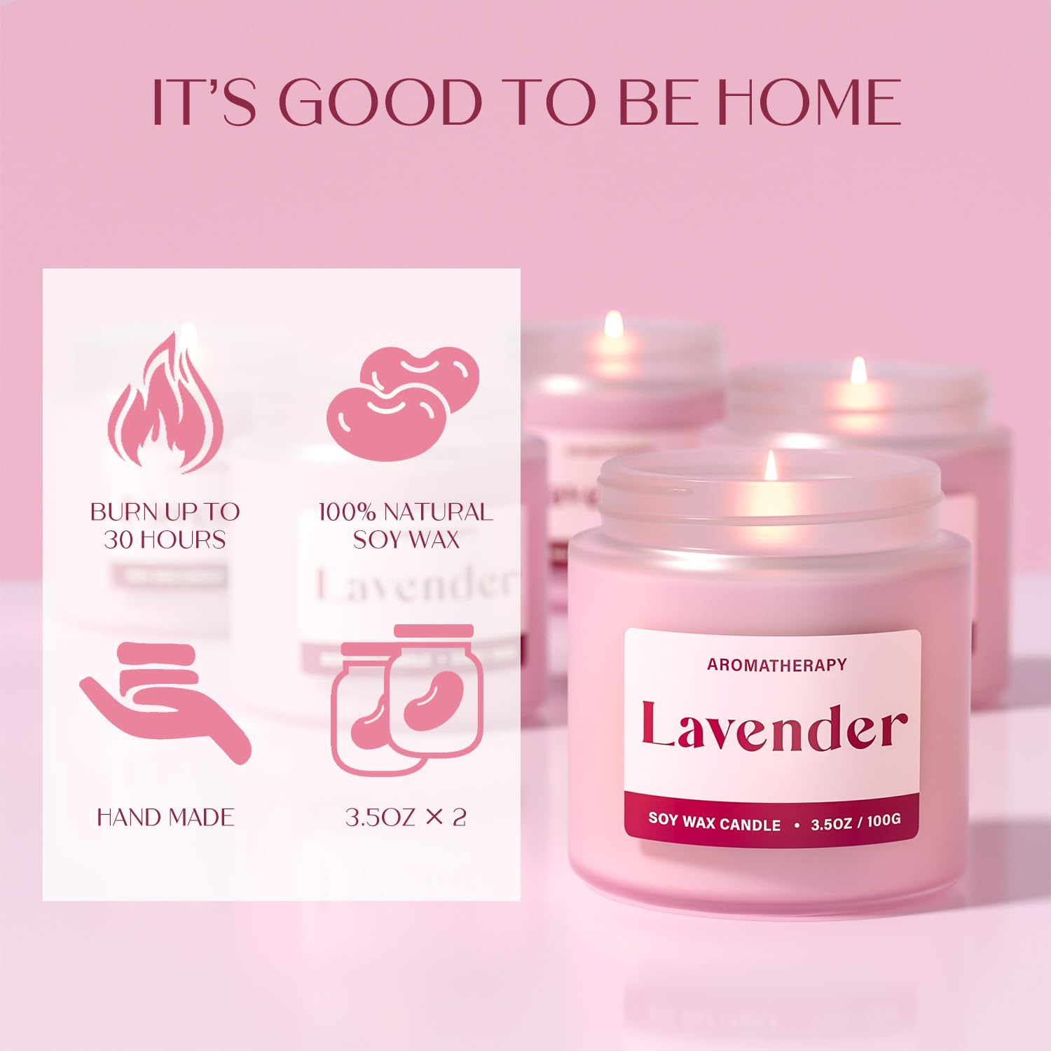 Waxcanpy candles create a warm ambiance in bedrooms and living rooms.