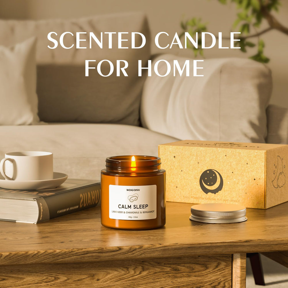 Waxcanpy Relaxation aromatherapy candles create a calm, cozy atmosphere in any room.