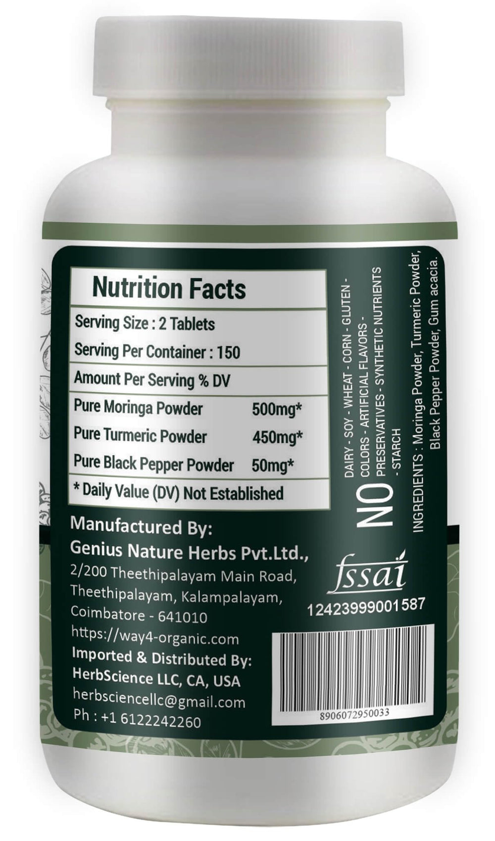 Two-bottle pack showing extended supply and convenience