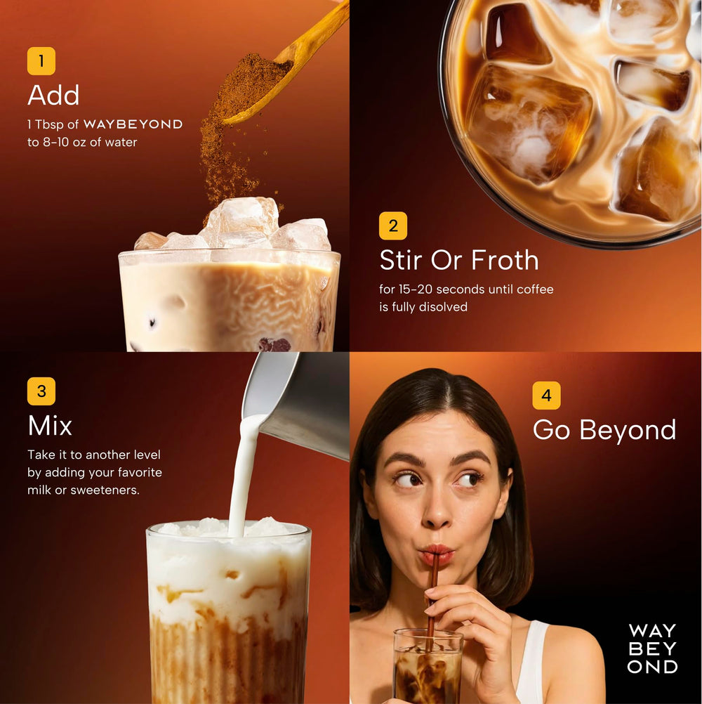 CORDYCEPS and ASHWAGANDHA closeup from WAY BEYOND for energy