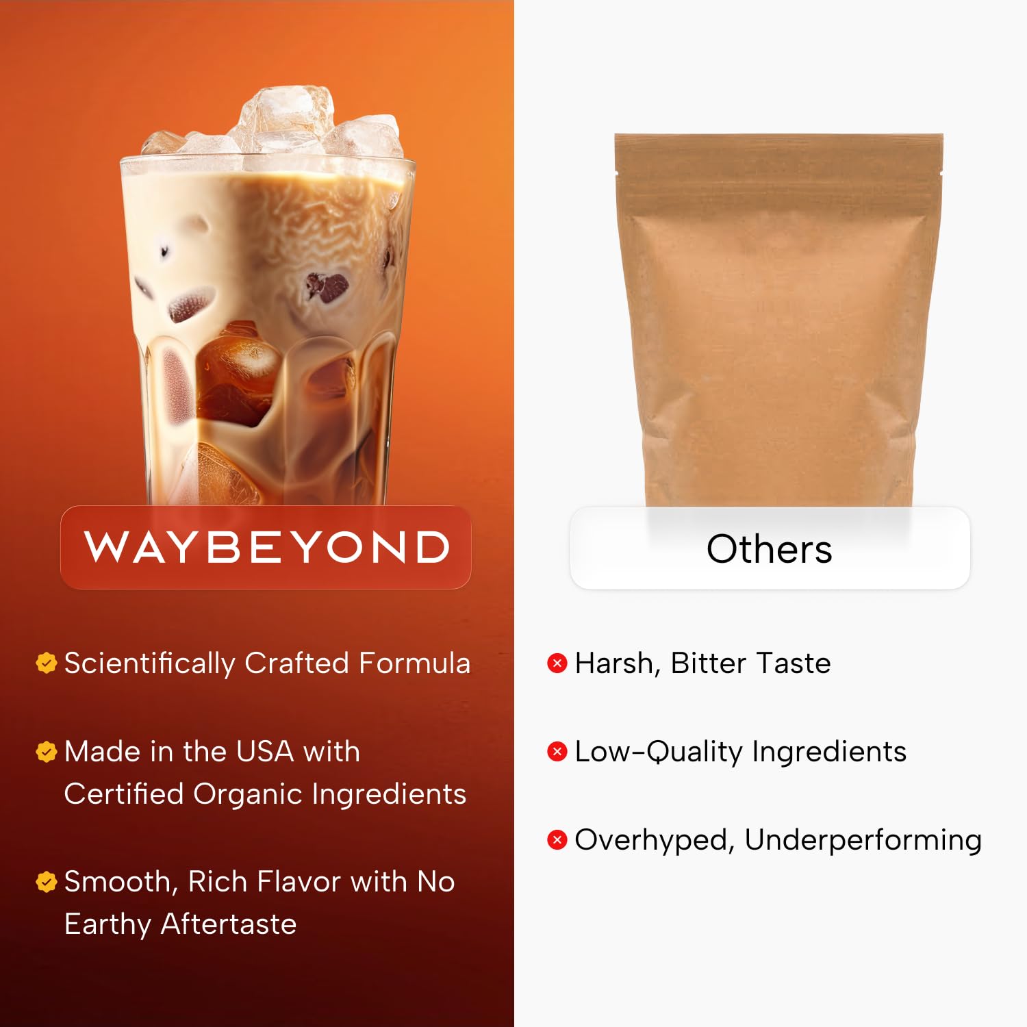 LION'S MANE cacao blend from WAY BEYOND for focus and mood