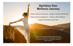 WAY 4 ORGANIC W4O Neem Bark Capsules pour showing convenient daily intake.