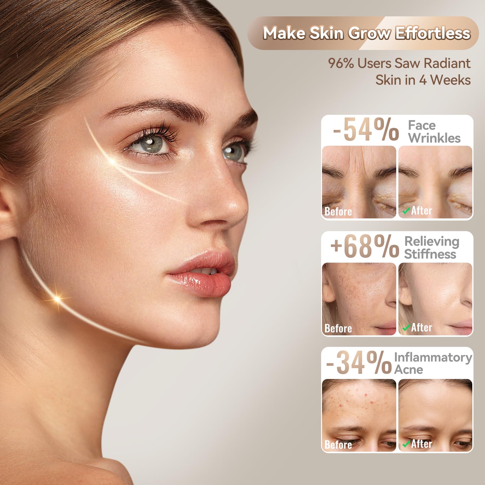 Waycom four-wavelength therapy offers customizable light options.