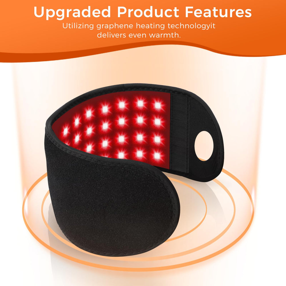 WDIBUN red light therapy belt LED array provides broad coverage with 48 LEDs