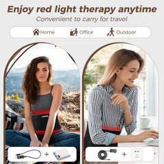 WDIBUN red-light-therapy-belt-leds-150 features 150 LEDs for consistent energy across the area.