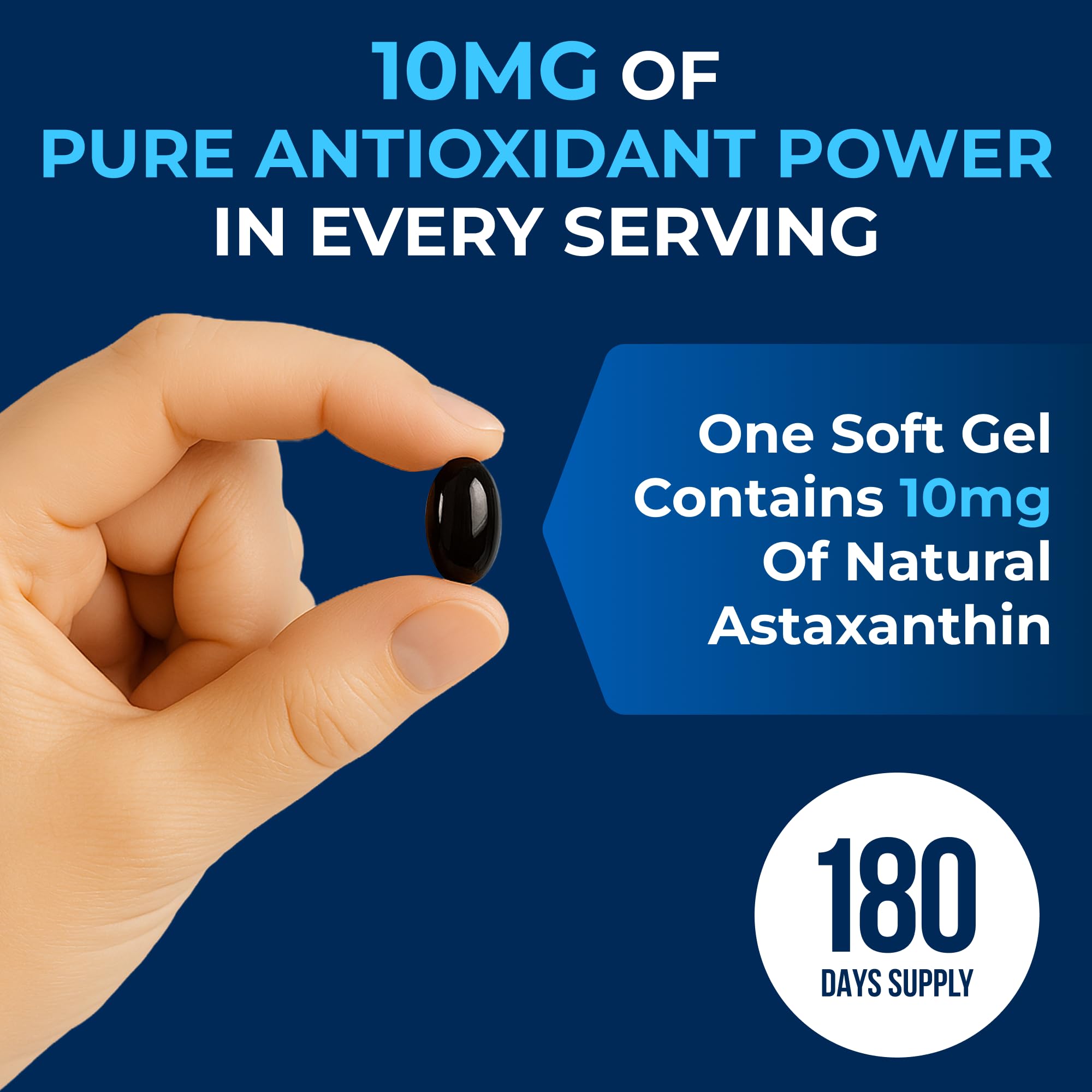 We Like Vitamins Astaxanthin bottle packaging in a clean modern setting