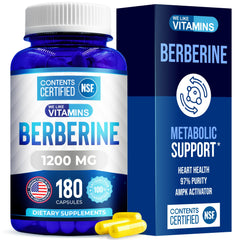 We Like Vitamins Berberine 1200mg bottle front view with label visible
