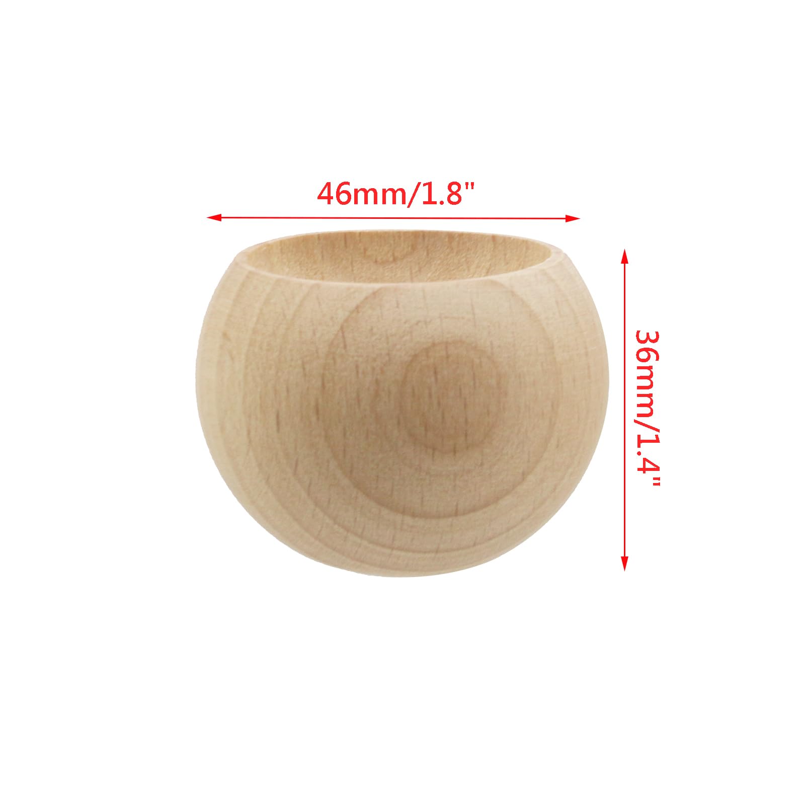 Wealrit beech diffuser egg-shape close-up with smooth finish.