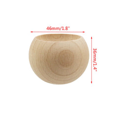 Wealrit beech diffuser egg-shape close-up with smooth finish.
