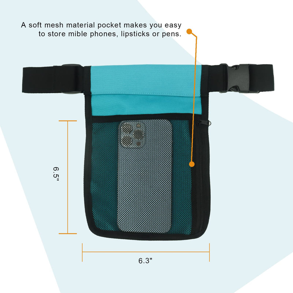 Wearwan Massage Oil Holster interior-pockets keep essentials organized during sessions.