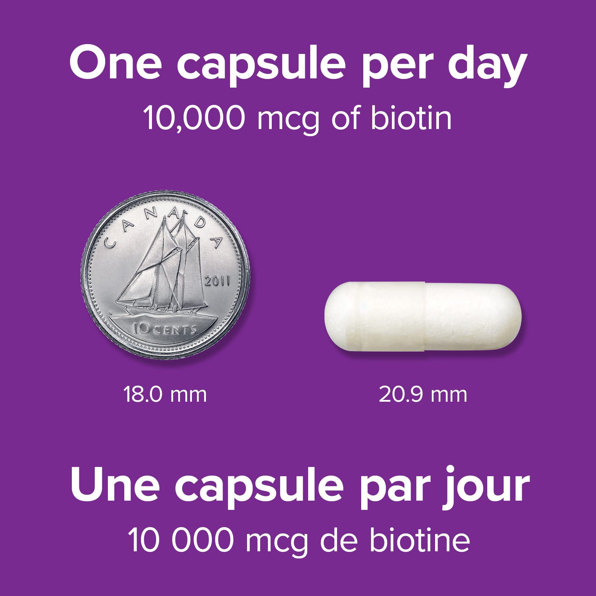 Open-bottle scene with capsules ready for daily routine with Webber Naturals Biotin