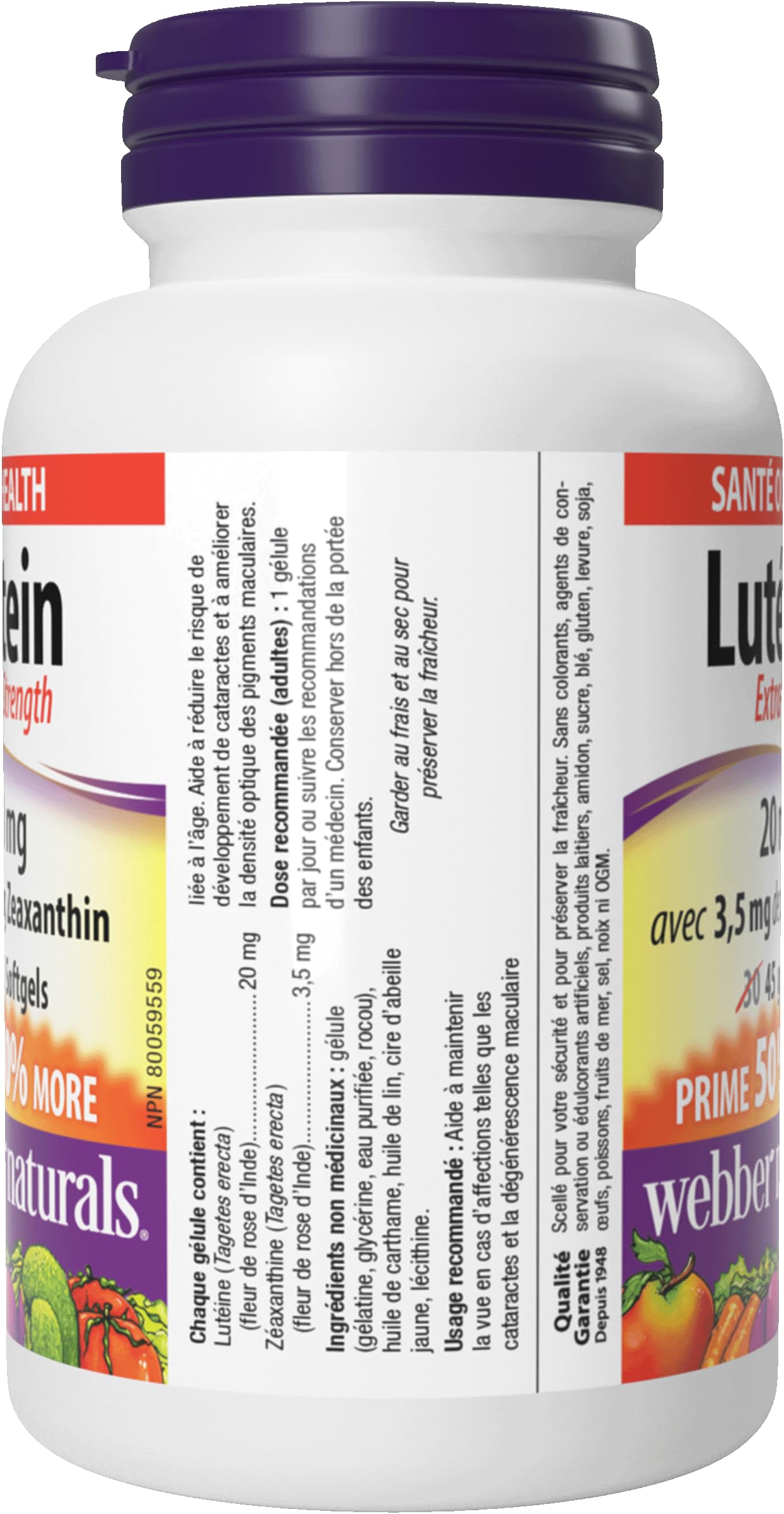 Webber Naturals branding conveys quality and reliable daily use.