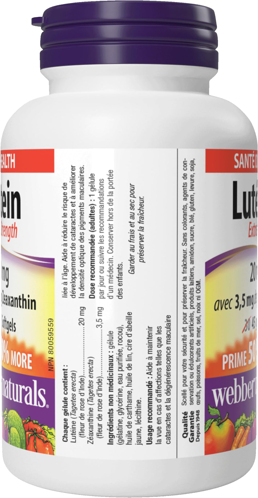 Webber Naturals branding conveys quality and reliable daily use.
