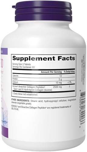 Webber Naturals Collagen30 health-label infographic conveys non-GMO and clean label.