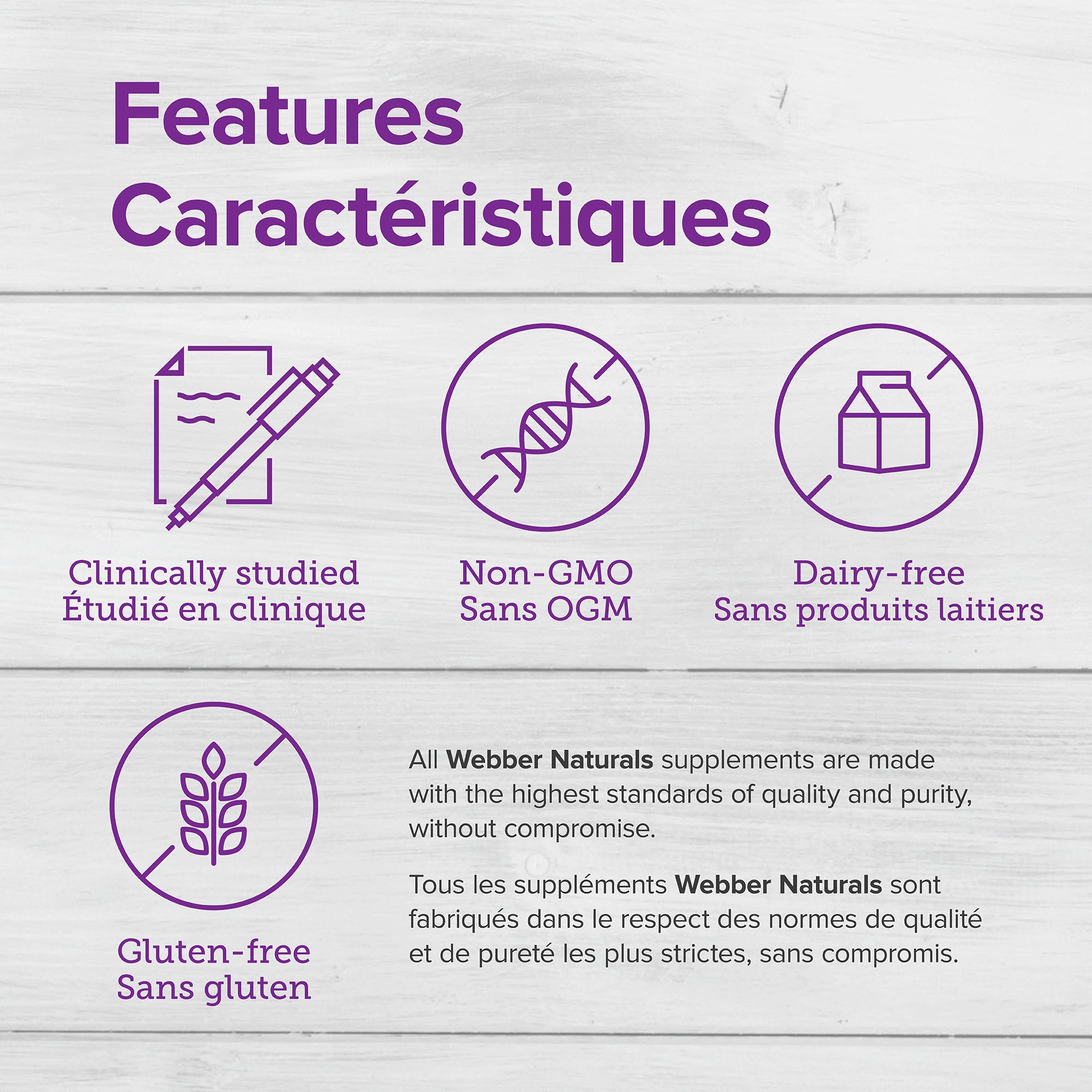 Webber Naturals Collagen30 label detail showing product branding