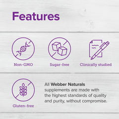 Webber Naturals Collagen30 tablets-closeup shows compact tablets for daily hydration.