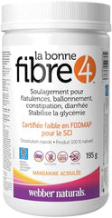 Webber Naturals Fibre 4 Tangerine glass mixing for smooth, gut-friendly beverage.
