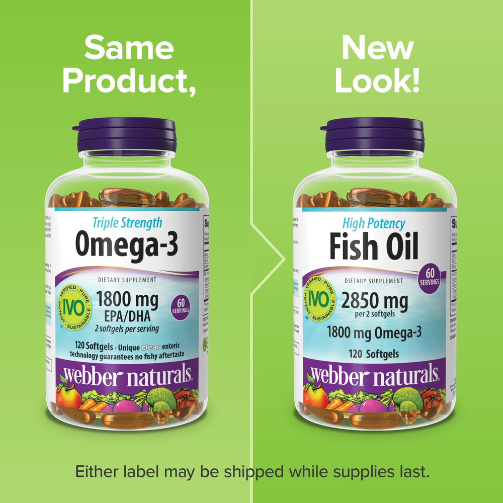 Heart health graphic with Webber Naturals branding.