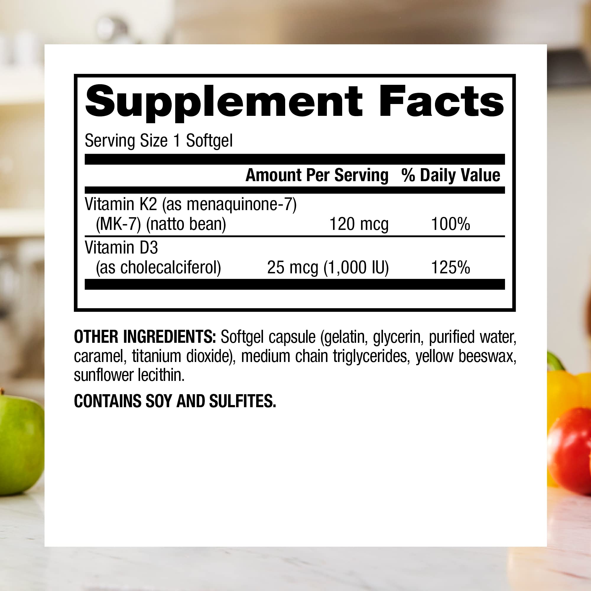 Label close-up displays Webber Naturals K2 MK-7 and D3 potency.