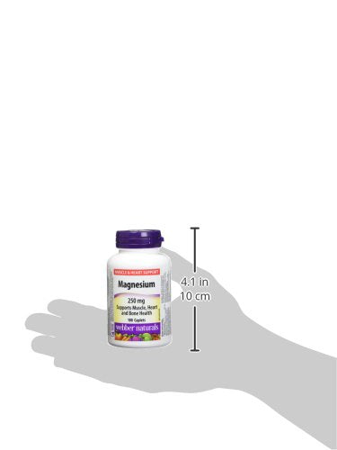 Webber Naturals magnesium 100 caplets daily-use scene for routine wellness