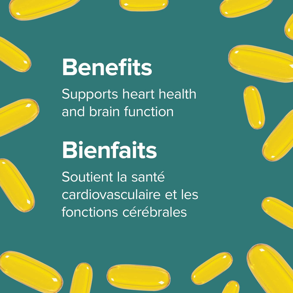 Oils from fish, flax and borage in Webber Naturals formula