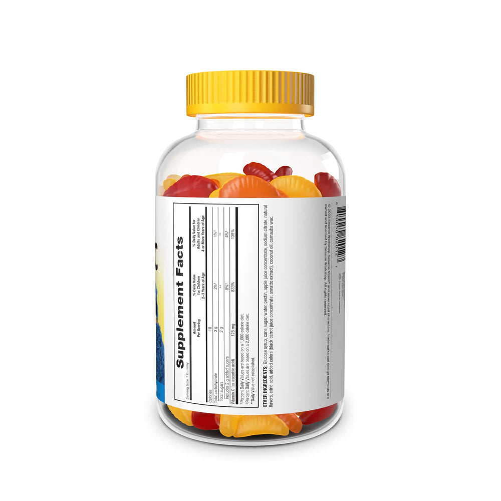 Kid-friendly daily vitamin C for immune support possibilities.