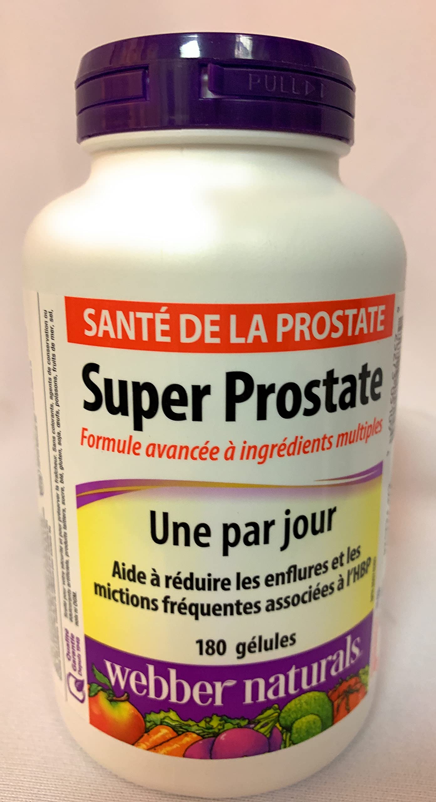 Webber Naturals Super Prostate with saw palmetto extract for potential prostate support