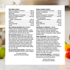 Webber Naturals Vitamin B100 Complex Time Release tablets closeup for daily use.