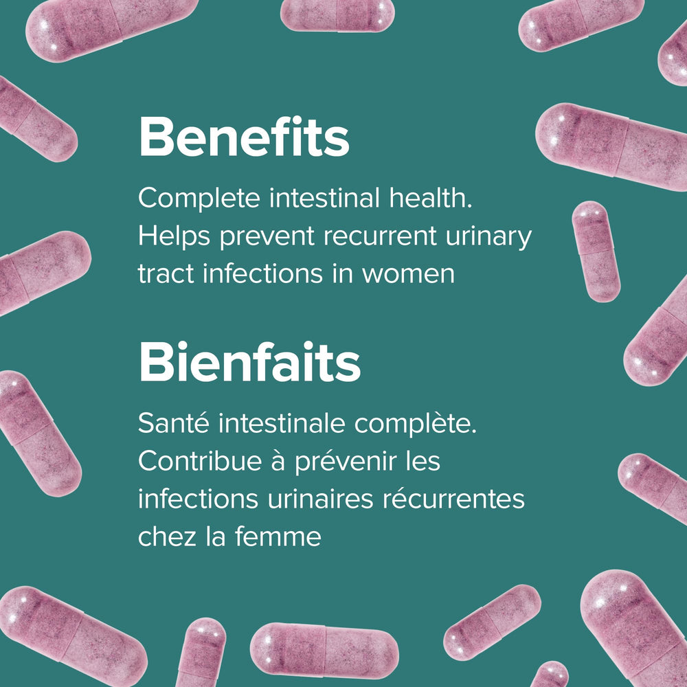 Webber Naturals bottle label close-up highlights product details and cranberry blend