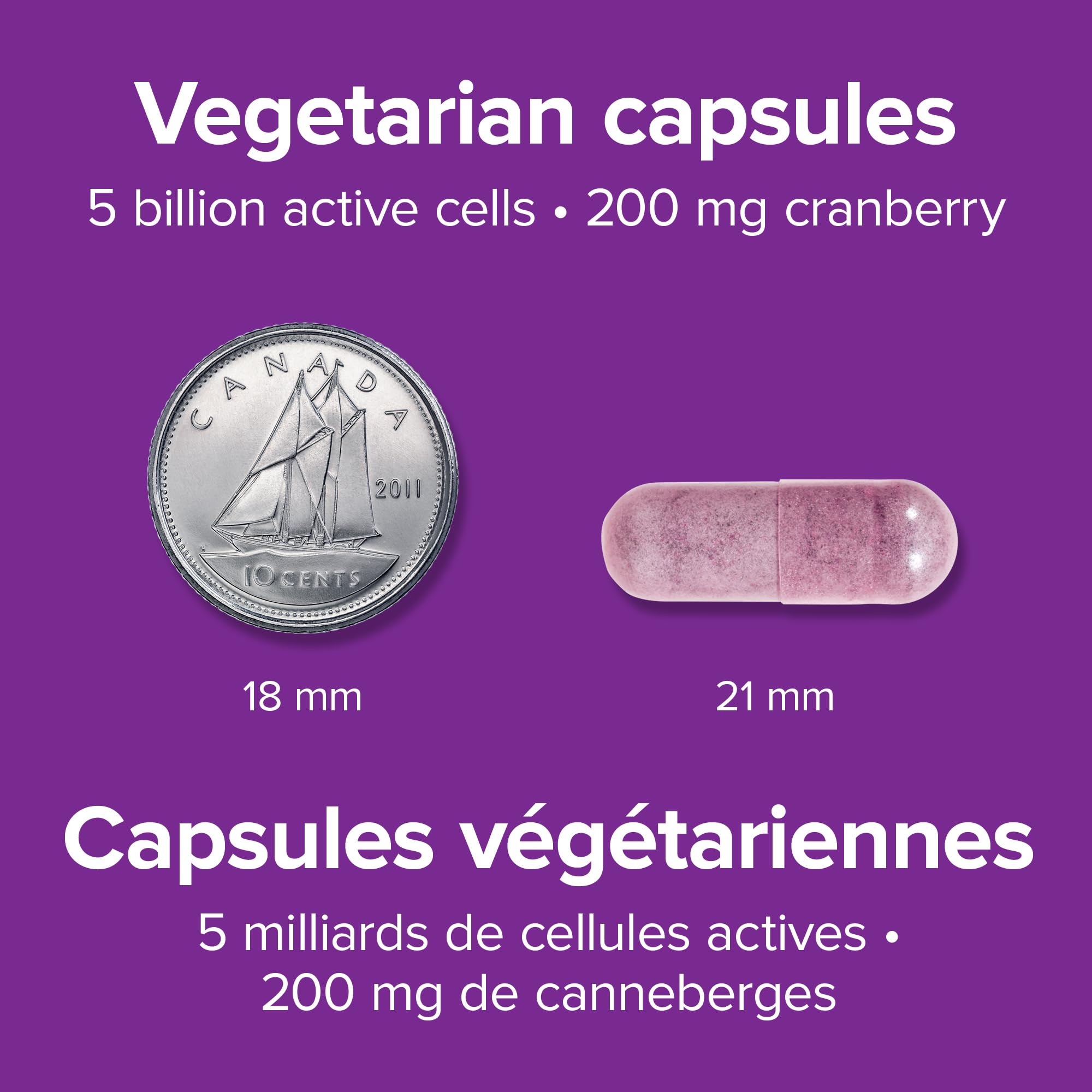 Webber Naturals Cranberry-infused probiotic with glass of water suggests easy hydration routine