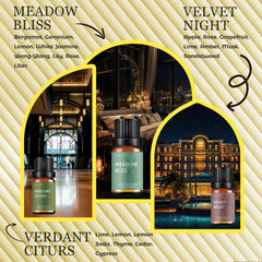 Wecona diffuser intensity settings to tailor gentle or bold ambience