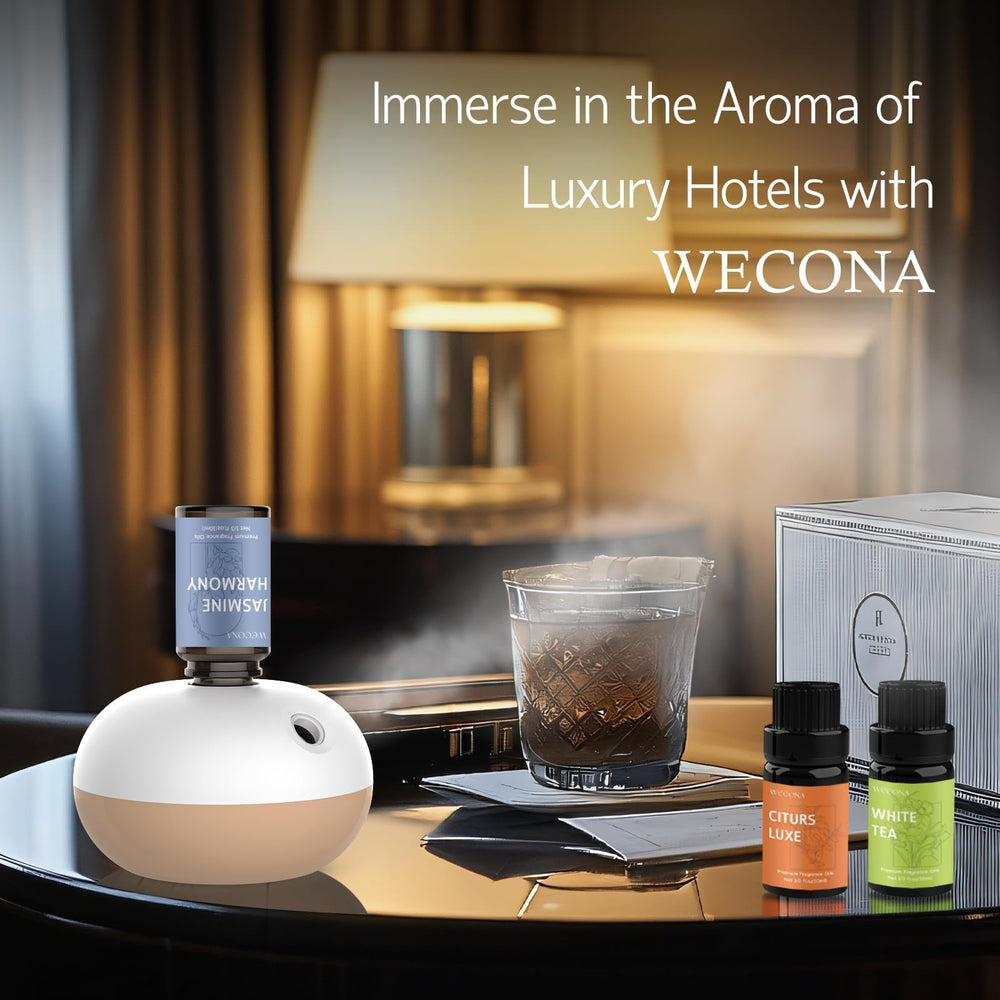 Wecona home office aroma diffuser enhances spaces with ease