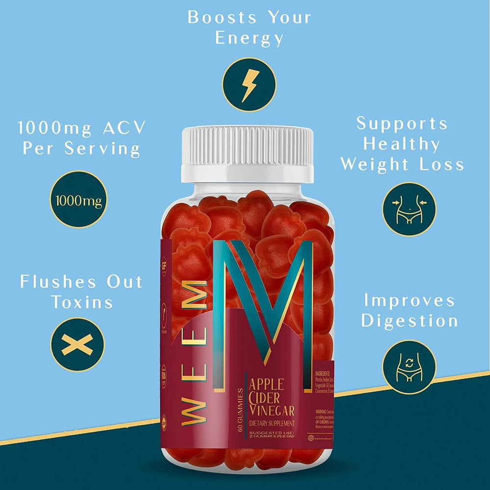 WEEM apple-beet-pomegranate blend image emphasizes vitamin-rich formulation.