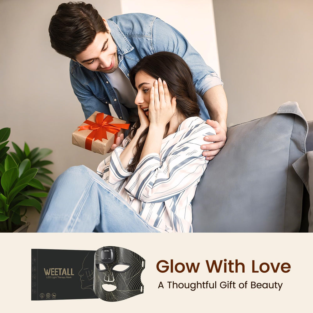 WEETALL home spa setup with mask for relaxing self-care