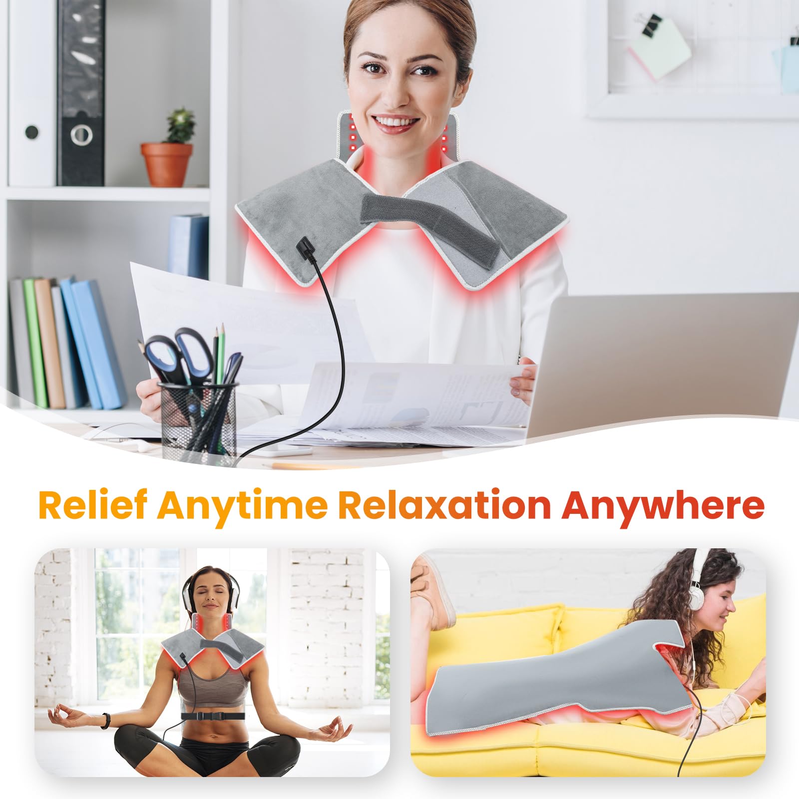 WEETALL pulse mode delivers 10Hz/40Hz pulses for deeper tissue penetration.