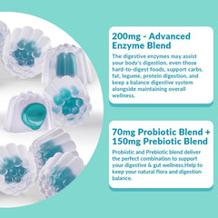 Weevit Digestive Enzymes Gummies vegan and gluten-free formula for dietary preferences