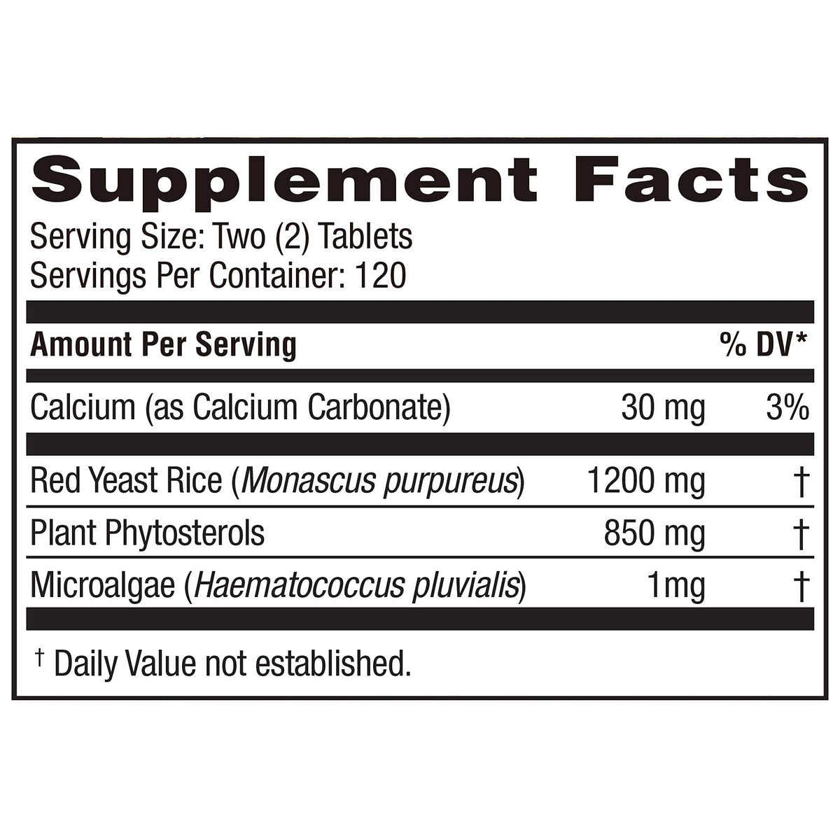 Close-up of Weider Red Yeast Rice Plus capsules for daily wellness.