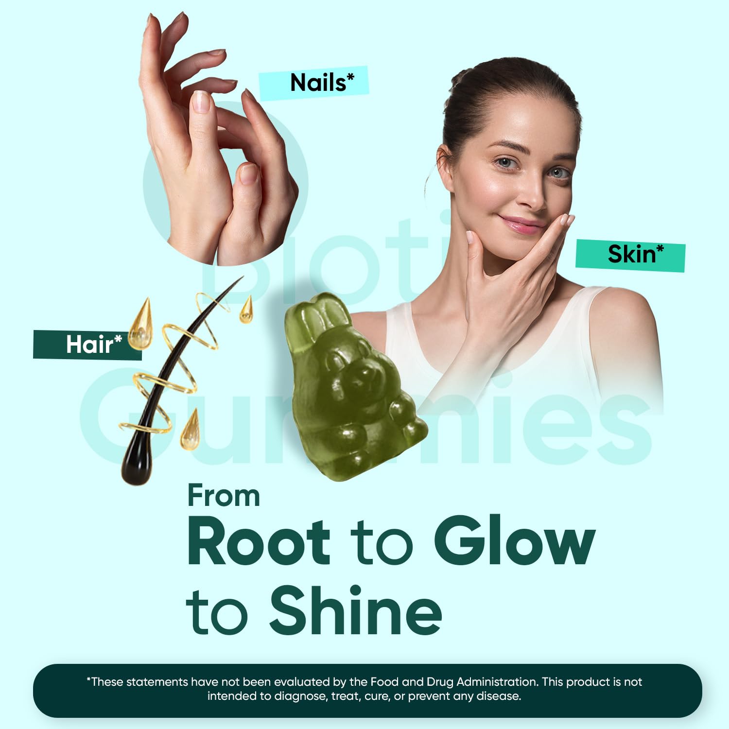 Travel-friendly WeightWorld Biotin gummies bottle for busy days