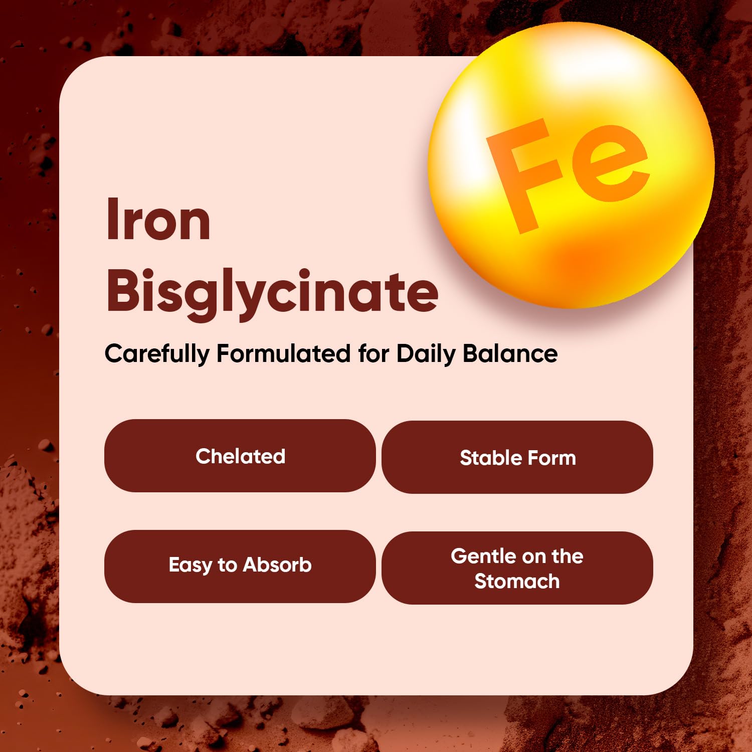 WeightWorld iron tablets view shows vegan-friendly chelated iron for sensitive stomachs.