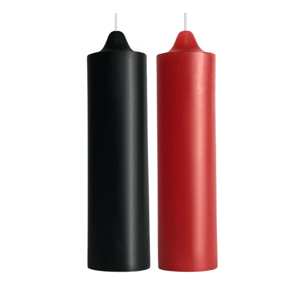 WEIHAI low-temp black candle closeup for romantic ambiance