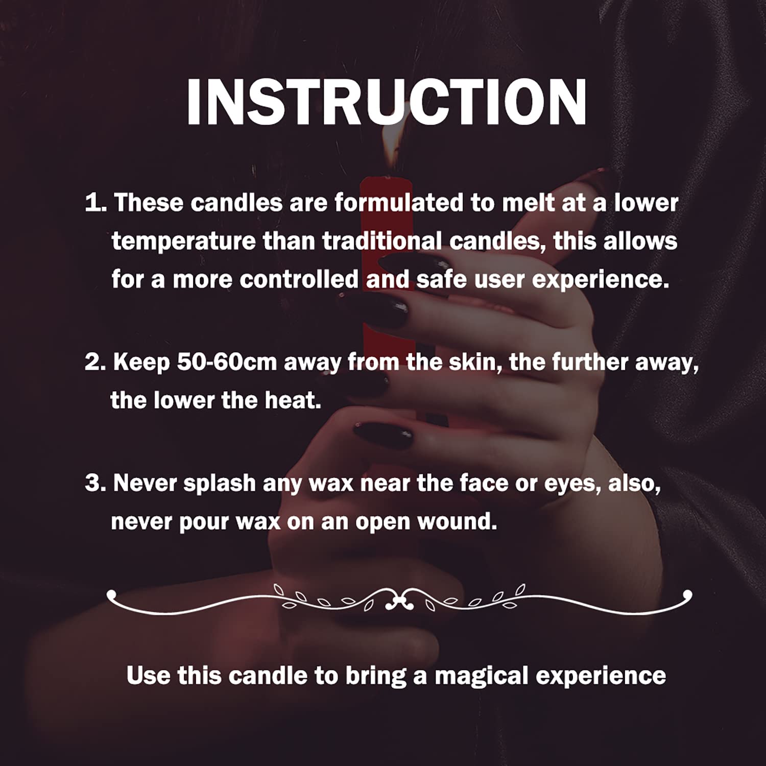 WEIHAI low-temp romantic mood candle in a candlelit setup