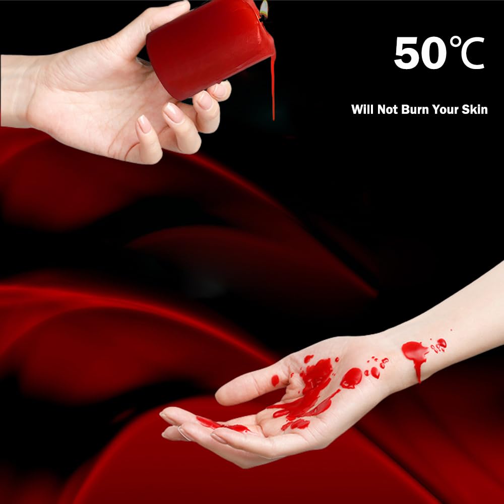 WEIHAI low-temp wax-drip scene showcasing safe usage