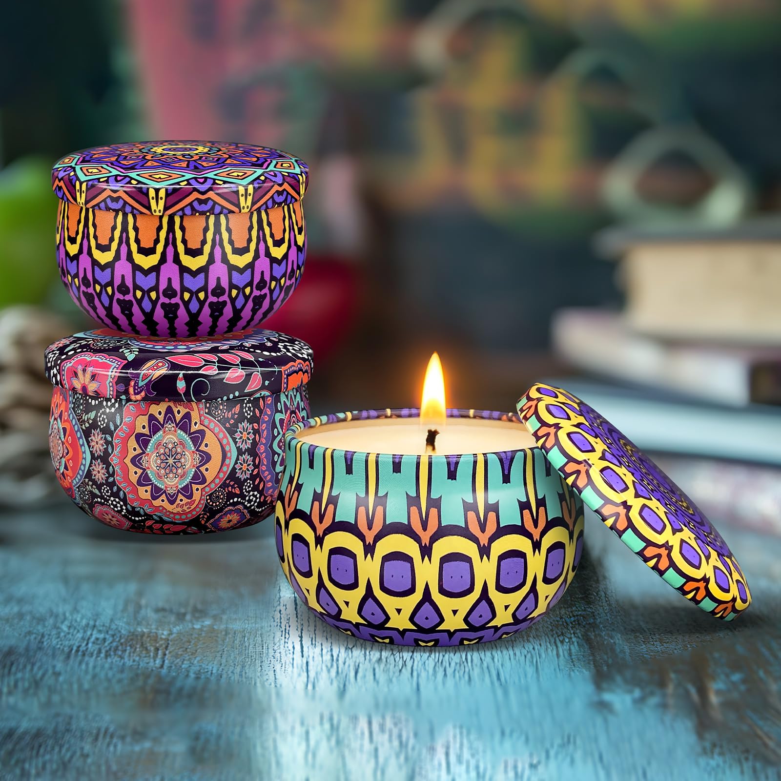 Weimingte 20+ hour per-jar burn time for cozy evenings