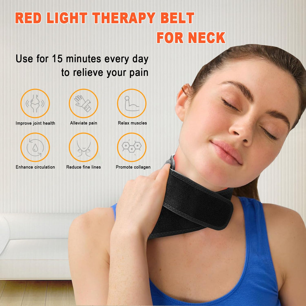 Weiyitec neck wrap remote control for easy session management.