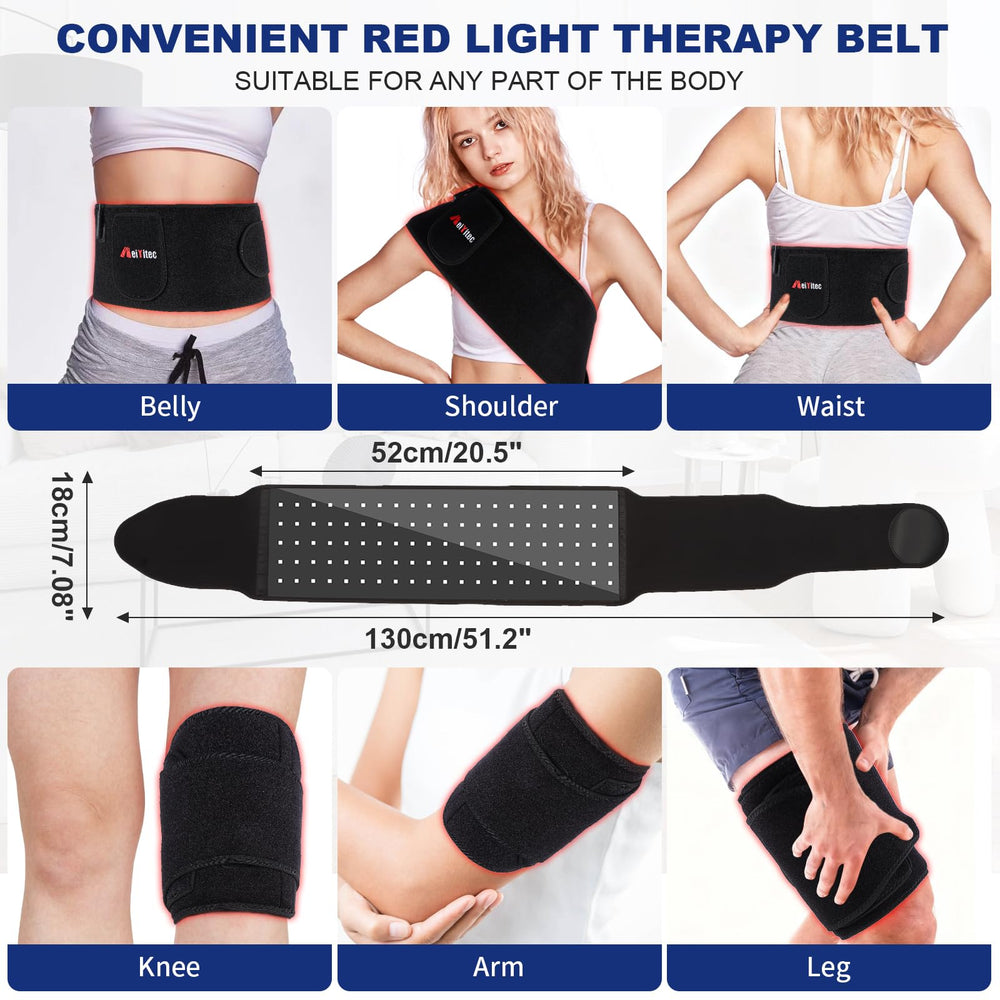 Weiyitec red light belt in 850nm mode provides deeper infrared reach