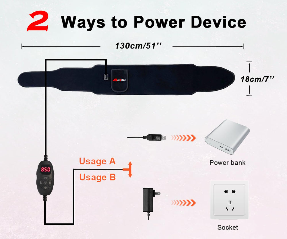 Weiyitec USB-powered setup with easy plug-in and charging