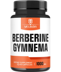 WELBUDA Berberine-Gymnema bottle for a premium daily supplement routine.