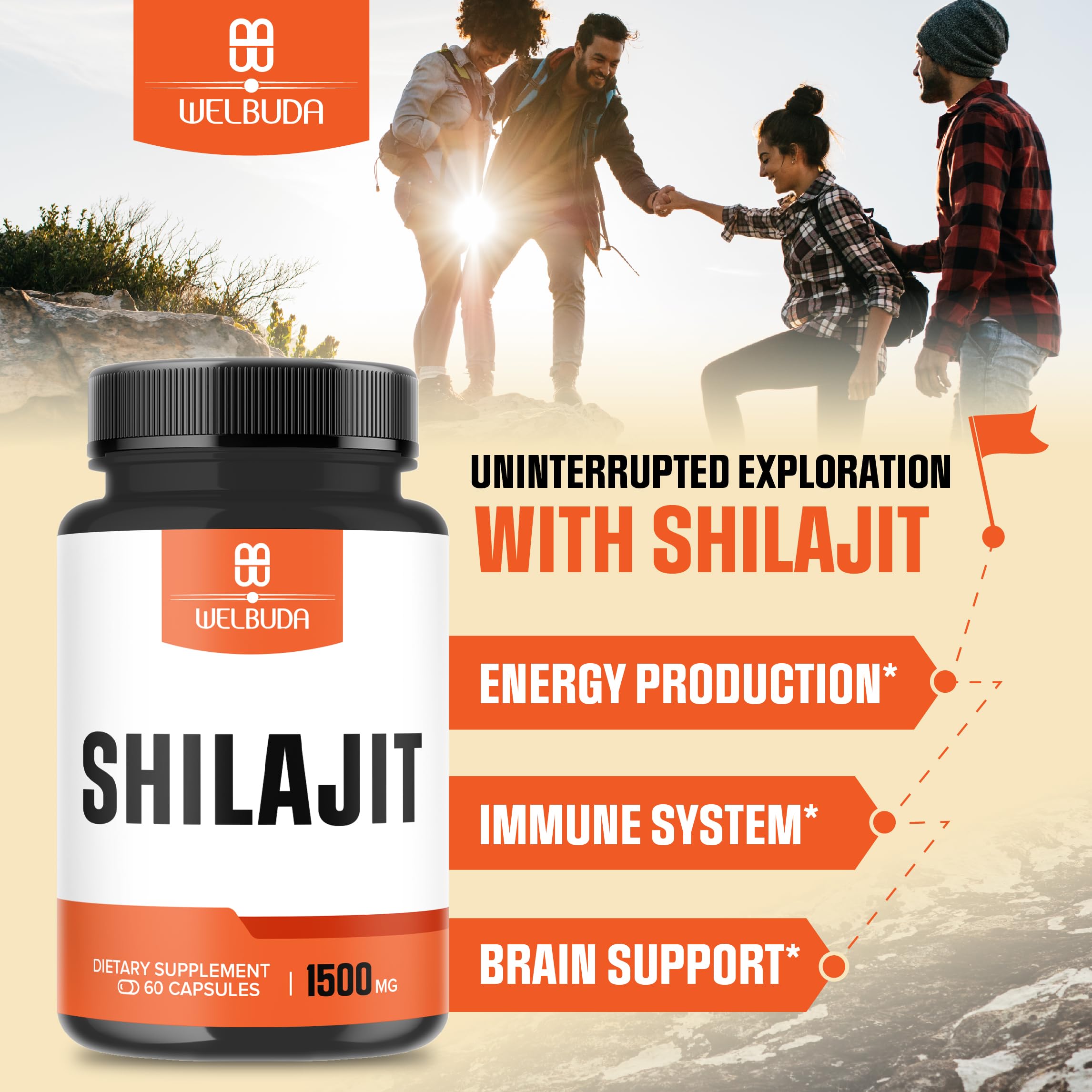WELBUDA Himalayan source highlighting natural purity and wellness potential